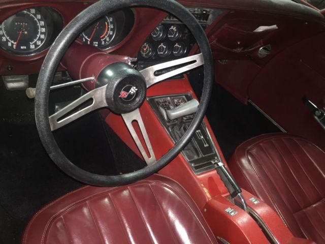 1974 Red Chevrolet Corvette Coupe