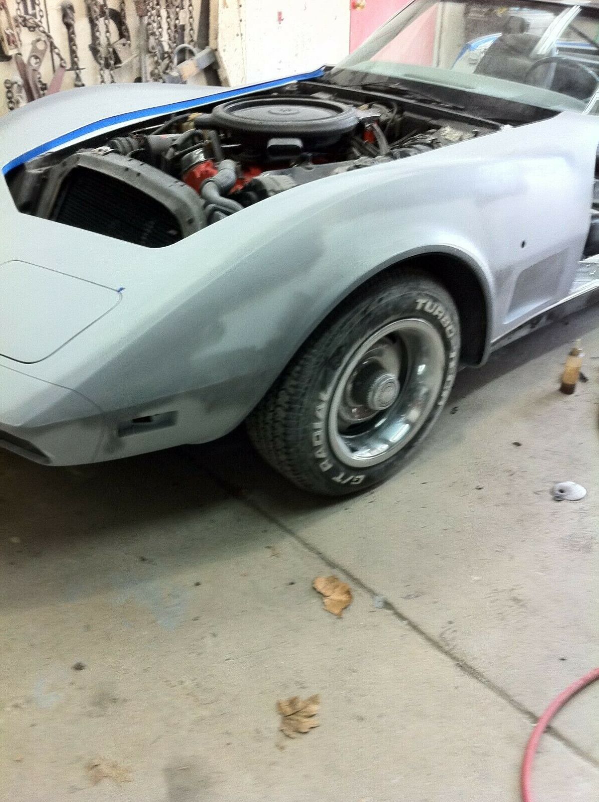 1974 White Chevrolet Corvette