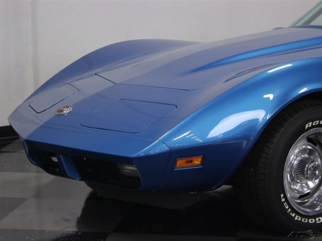 1974 Blue Chevrolet Corvette