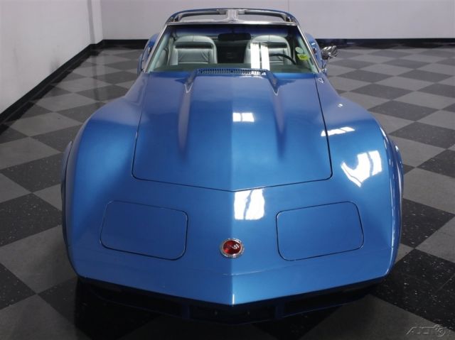 1974 Blue Chevrolet Corvette