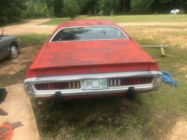 1974 Red Dodge Charger 2 door