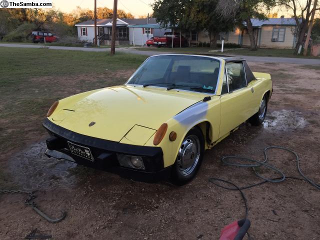 1974 Red Porsche 914