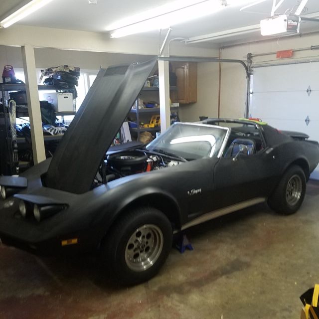 1974 Black Chevrolet Corvette Coupe