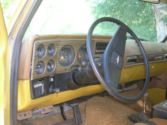 1974 Yellow Chevrolet Blazer Convertible