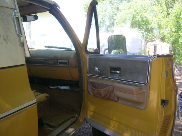 1974 Yellow Chevrolet Blazer Convertible