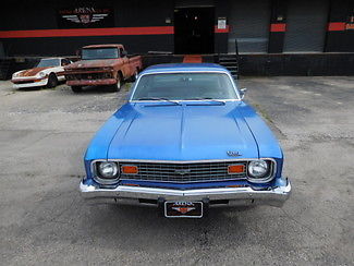 1974 Blue Chevrolet Nova Coupe