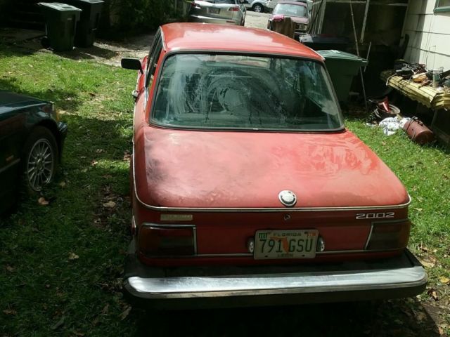 1974 Orange BMW 2002 Coupe