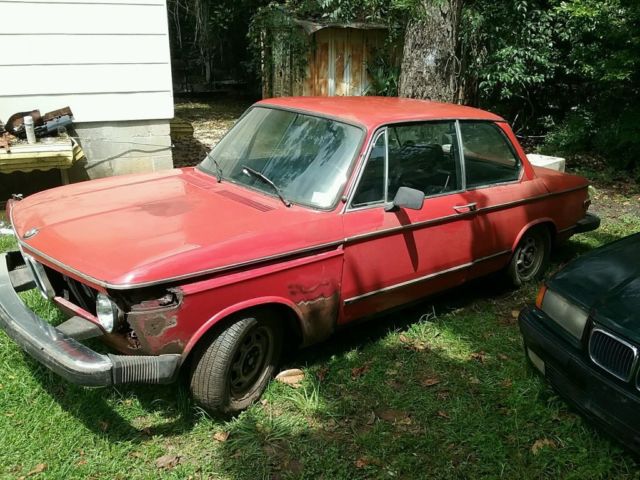 1974 Orange BMW 2002 Coupe