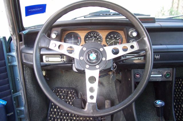 1974 Blue BMW 2002 Coupe