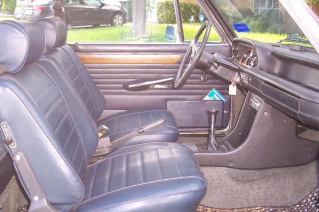 1974 Blue BMW 2002 Coupe