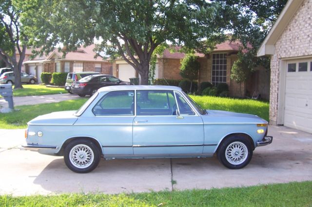 1974 Blue BMW 2002 Coupe