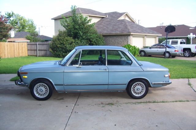 1974 Blue BMW 2002 Coupe