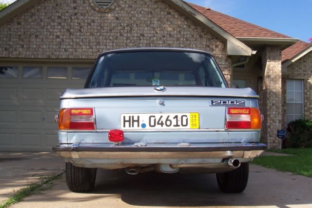 1974 Blue BMW 2002 Coupe