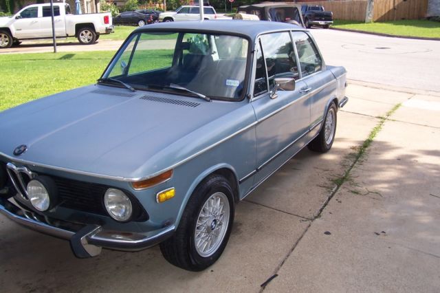 1974 Blue BMW 2002 Coupe