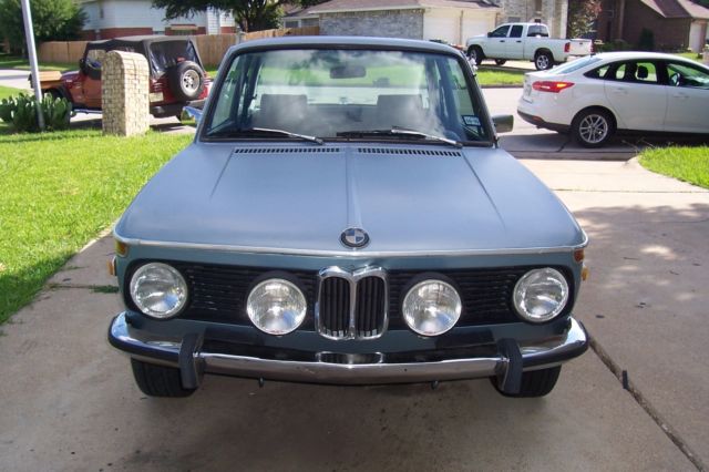 1974 Blue BMW 2002 Coupe