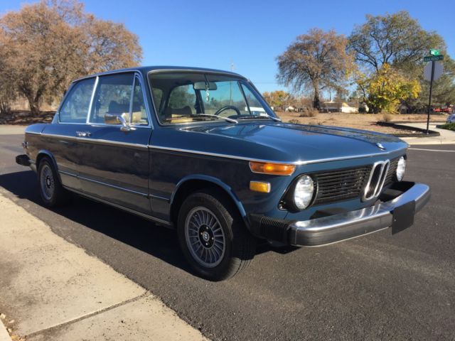 1974 Blue BMW 2002 Coupe