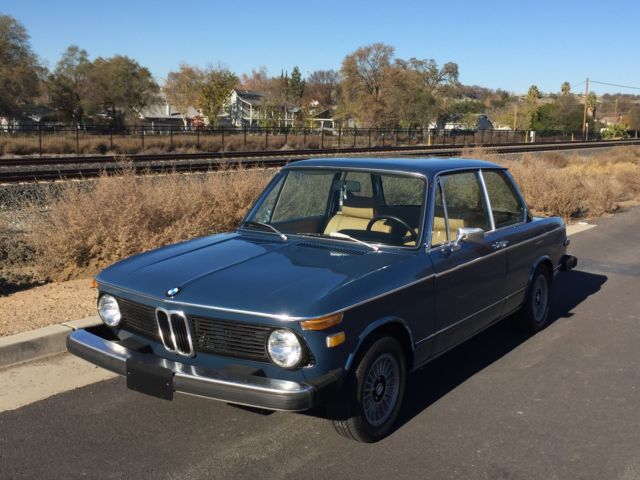 1974 Blue BMW 2002 Coupe
