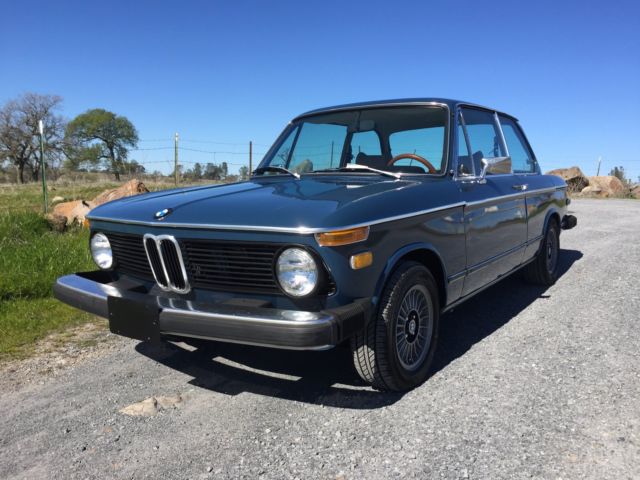 1974 Blue BMW 2002 Coupe
