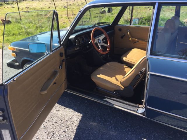 1974 Blue BMW 2002 Coupe