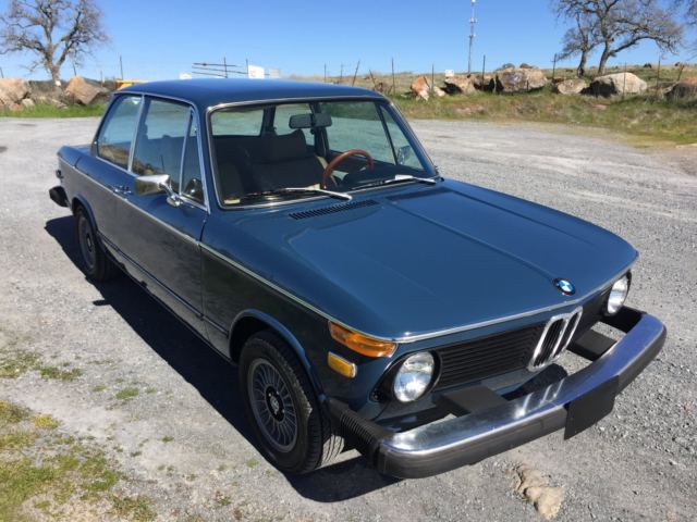 1974 Blue BMW 2002 Coupe