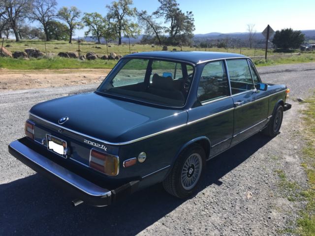 1974 Blue BMW 2002 Coupe
