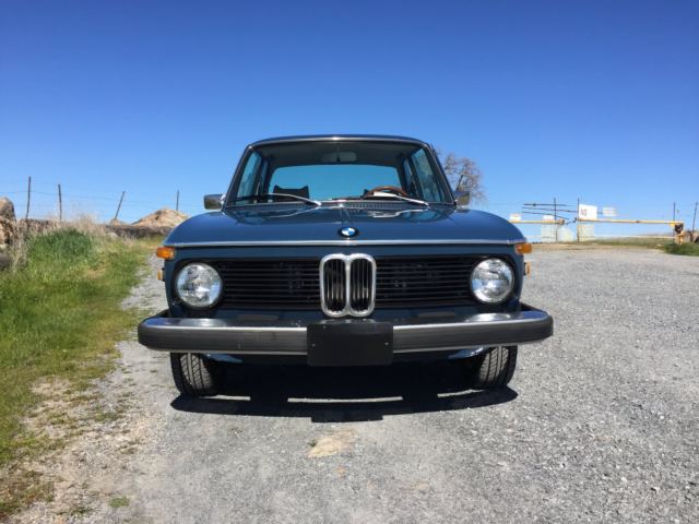 1974 Blue BMW 2002 Coupe