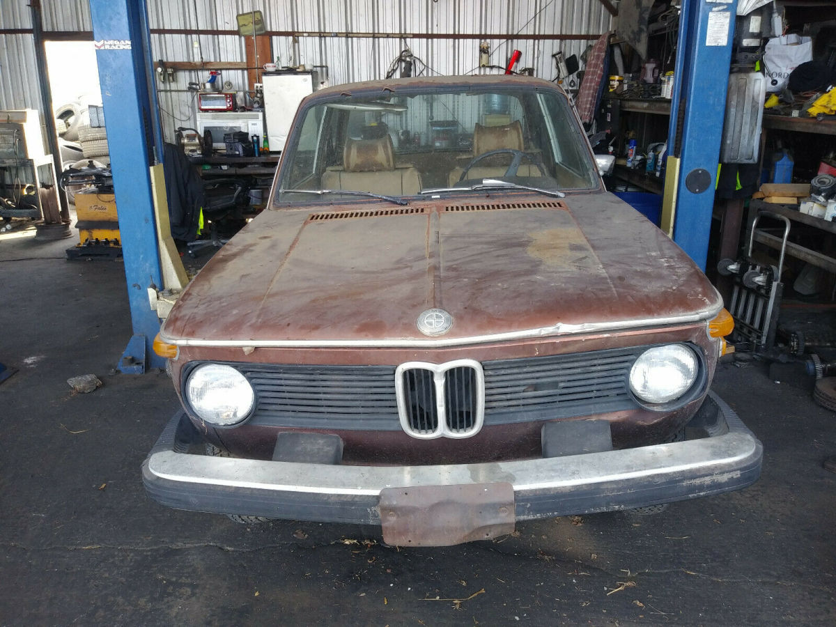 1974 Brown BMW 2002 Coupe