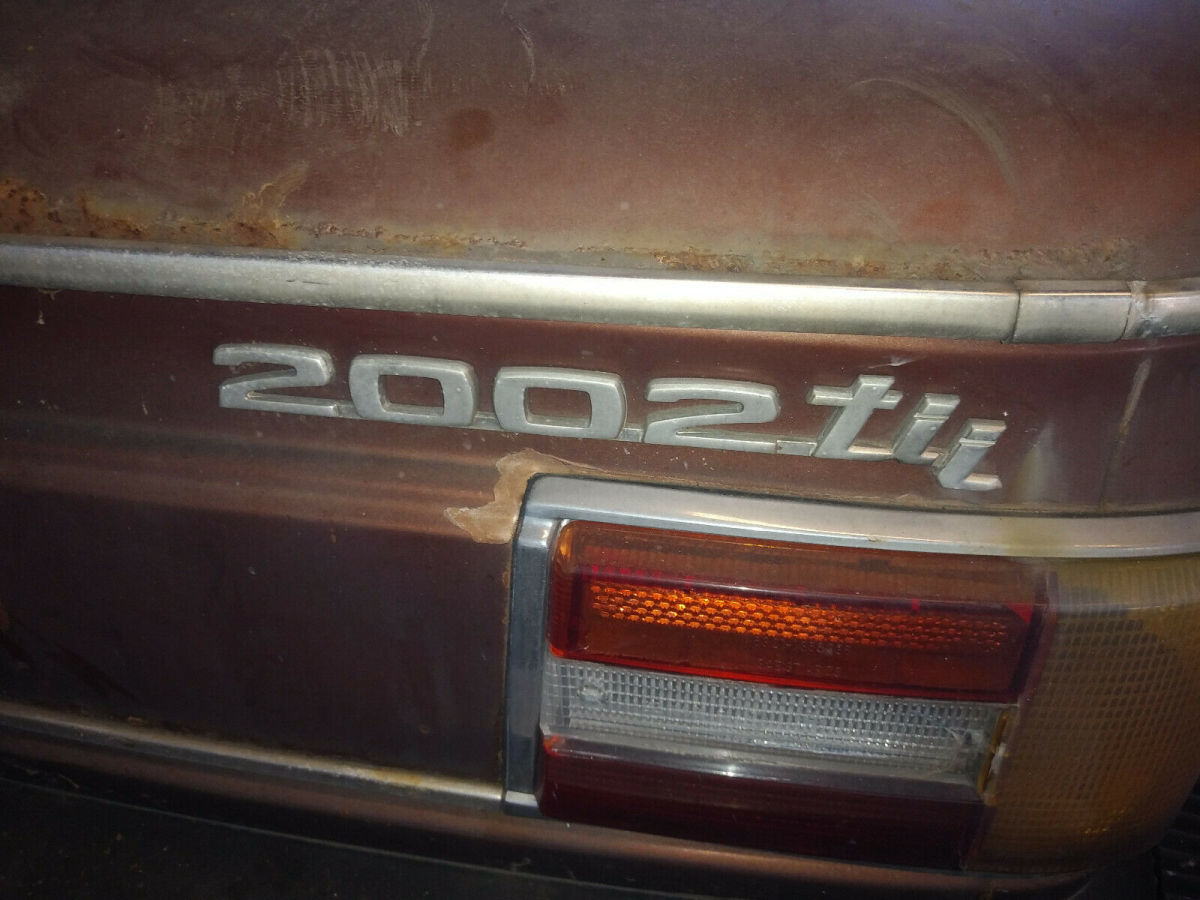 1974 Brown BMW 2002 Coupe