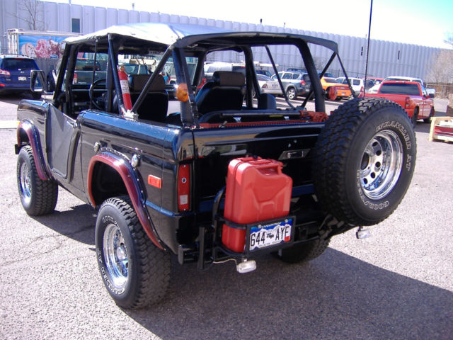 1974 Black &amp- Red Ford Bronco