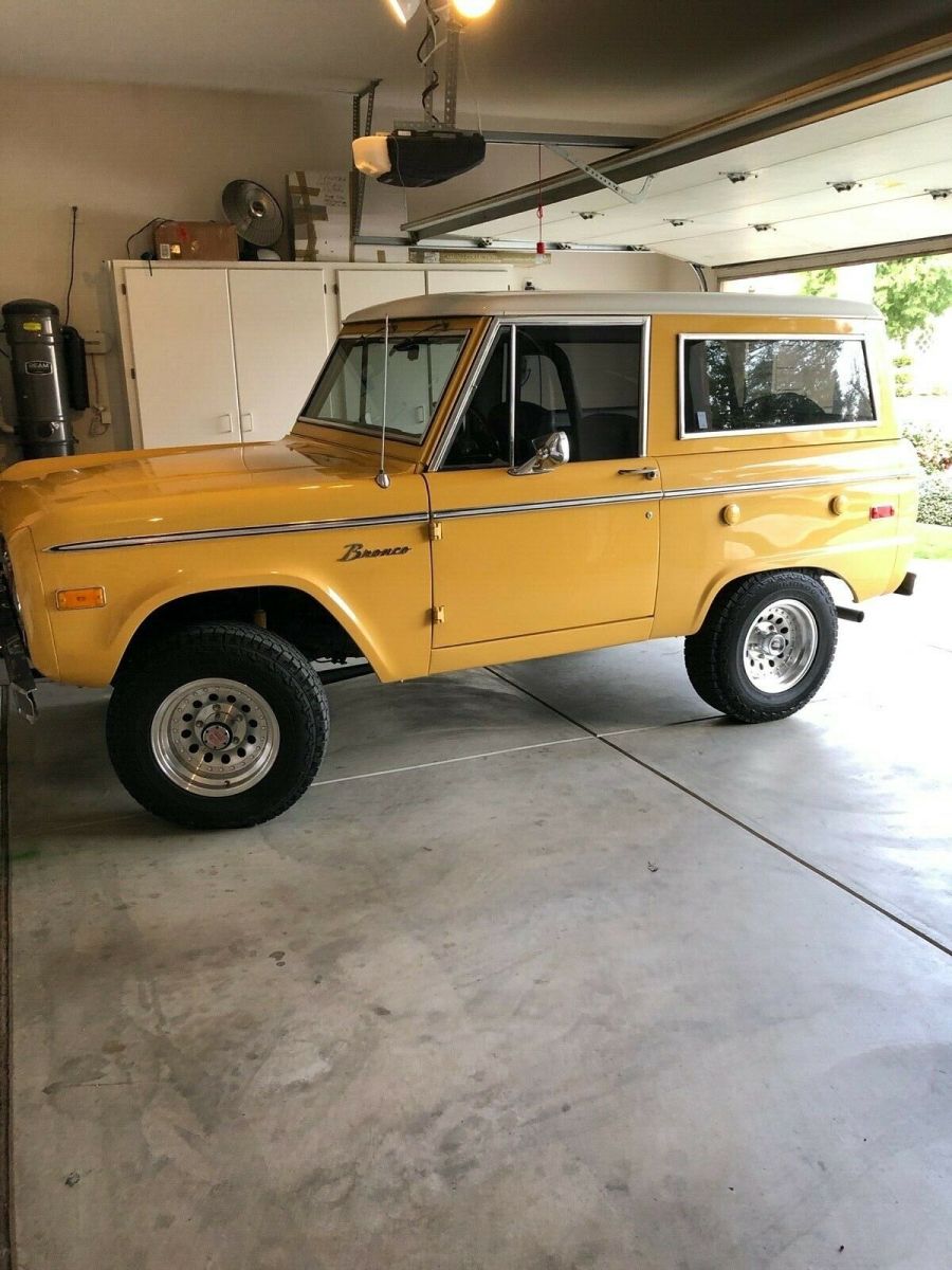 1974 Sandpiper Yellow Ford Bronco SUV