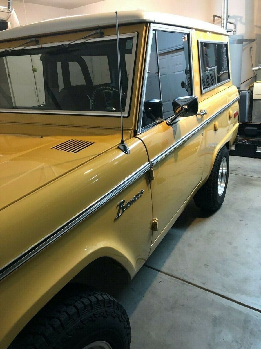 1974 Sandpiper Yellow Ford Bronco SUV