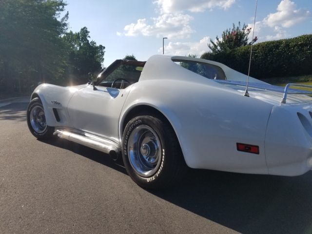 1974 white Chevrolet Corvette Coupe