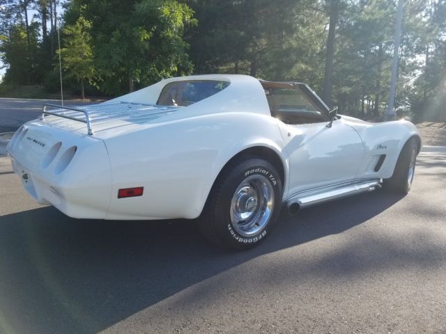 1974 white Chevrolet Corvette Coupe