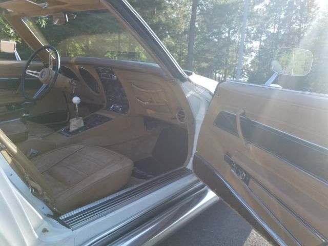 1974 white Chevrolet Corvette Coupe
