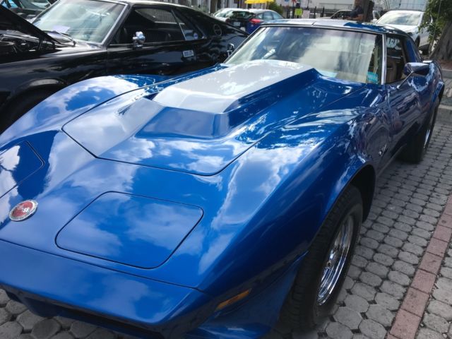 1974 Blue Chevrolet Corvette Coupe