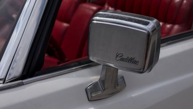 1974 White Cadillac Eldorado Convertible