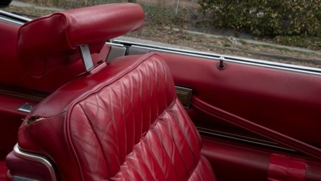 1974 White Cadillac Eldorado Convertible