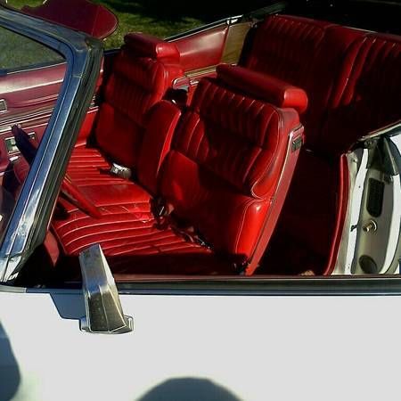 1974 White Cadillac Eldorado Convertible