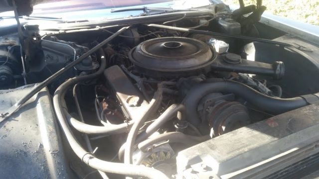 1974 White Cadillac Eldorado Convertible