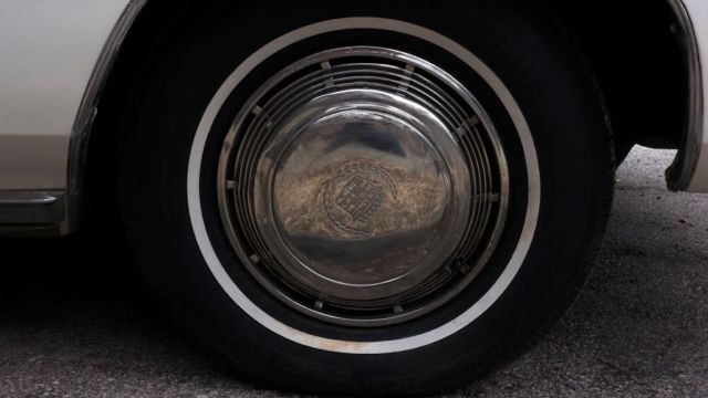 1974 White Cadillac Eldorado Convertible