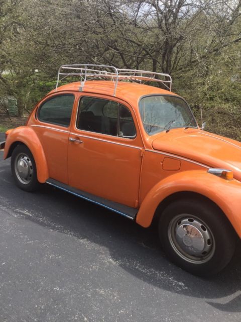 1974 Orange Volkswagen Beetle - Classic Coupe