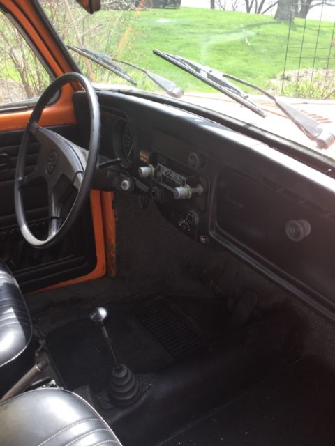 1974 Orange Volkswagen Beetle - Classic Coupe