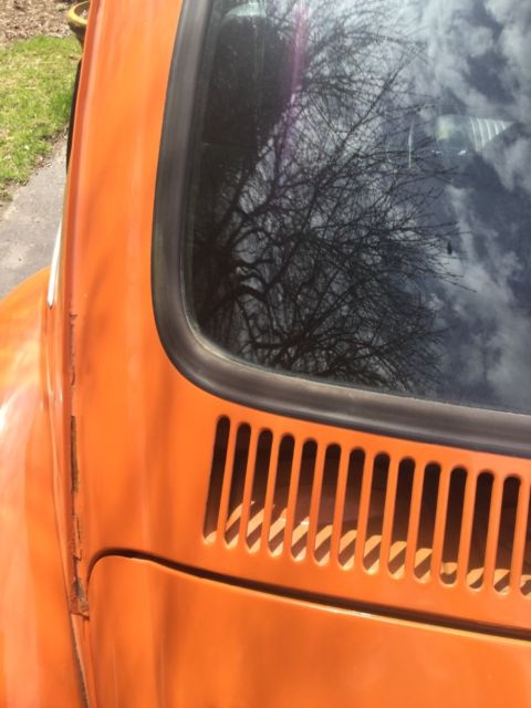 1974 Orange Volkswagen Beetle - Classic Coupe