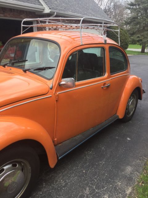1974 Orange Volkswagen Beetle - Classic Coupe