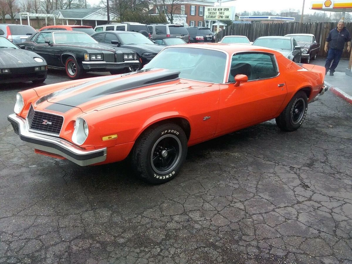1974 Orange Chevrolet Camaro Coupe