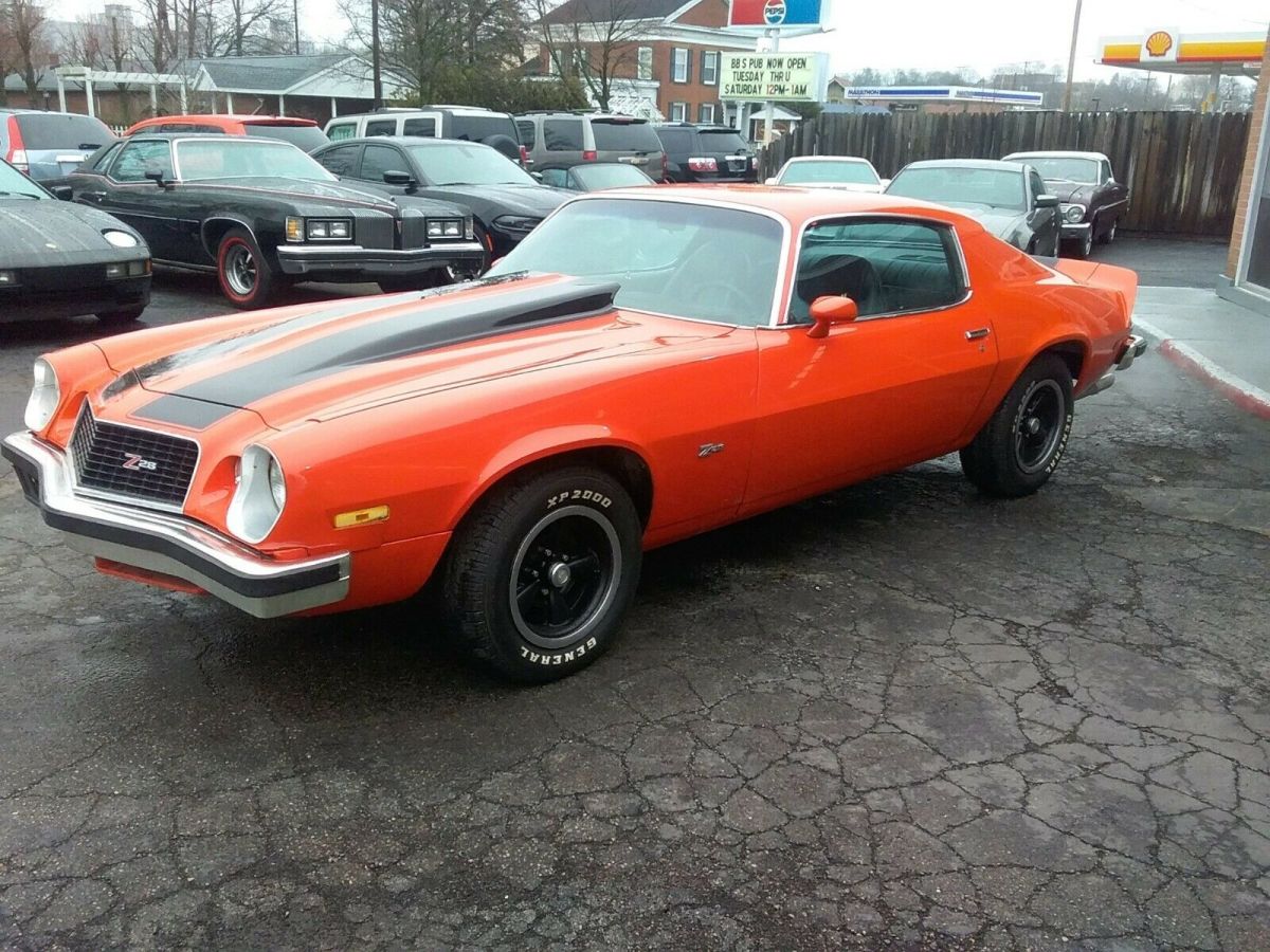 1974 Orange Chevrolet Camaro Coupe