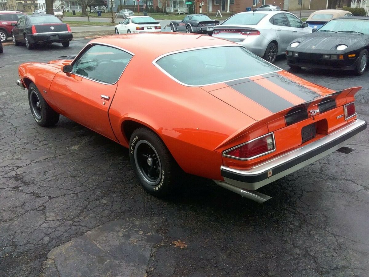 1974 Orange Chevrolet Camaro Coupe