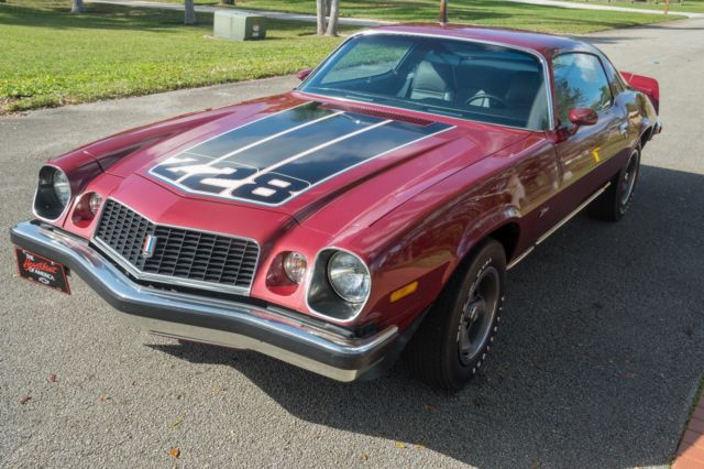 1974 Burgundy Chevrolet Camaro Coupe