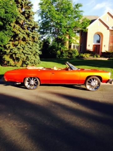 1974 sandstone Chevrolet Capriceold Convertible