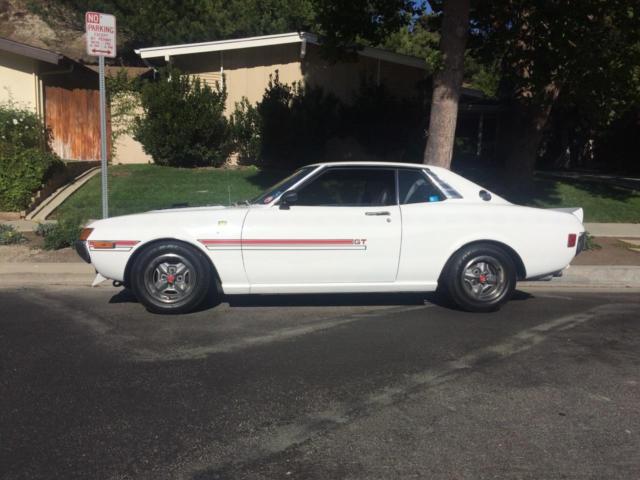 1974 White Toyota Celica Coupe